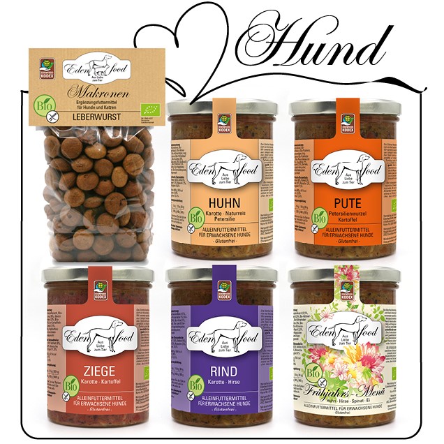 Probierpaket Hund - 5x370g + Leckerli
