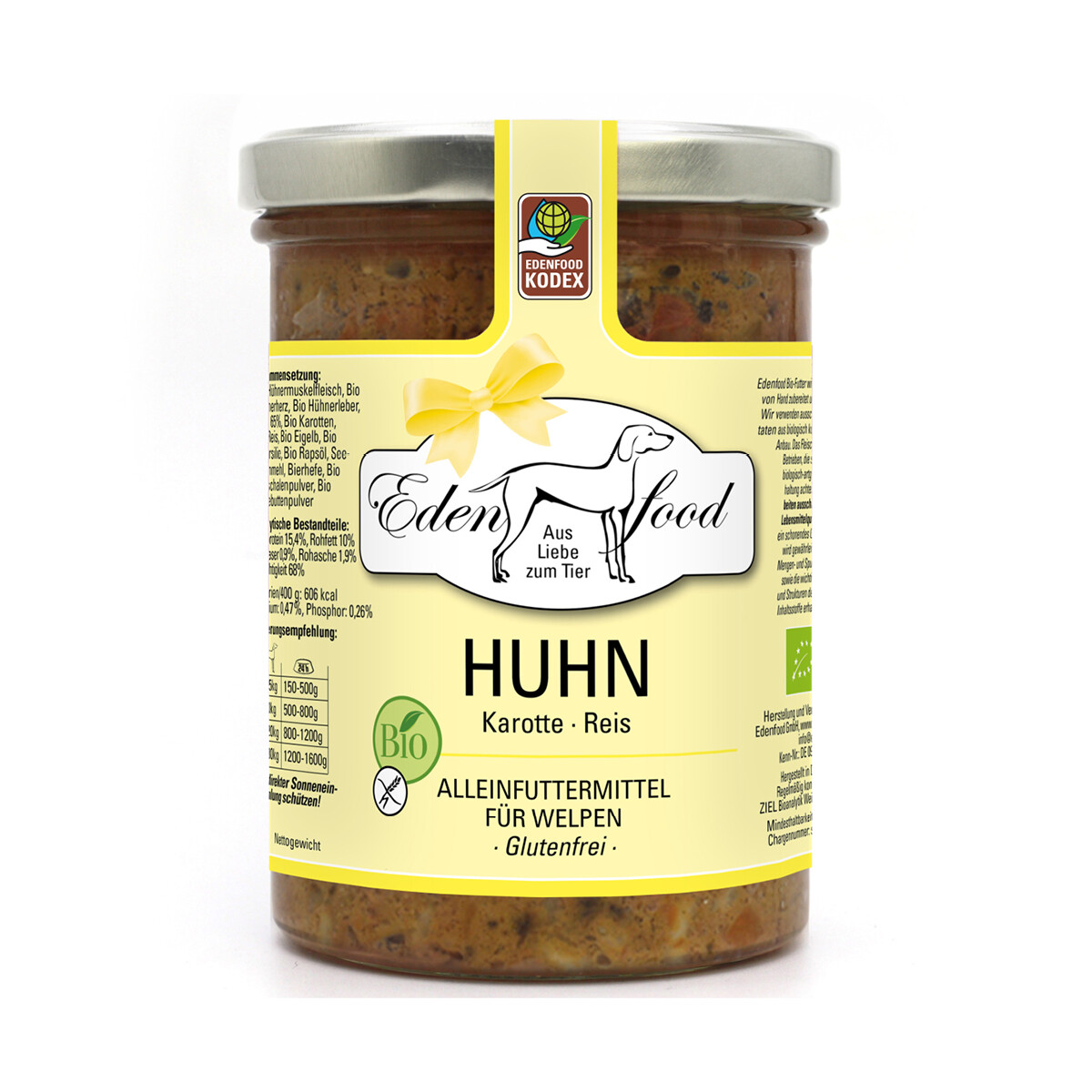Edenfood Welpenfutter Bio Huhn