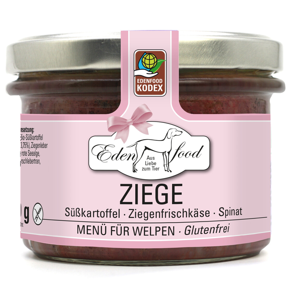 Welpenmenü Ziege 170g – frisches Hundefutter im G