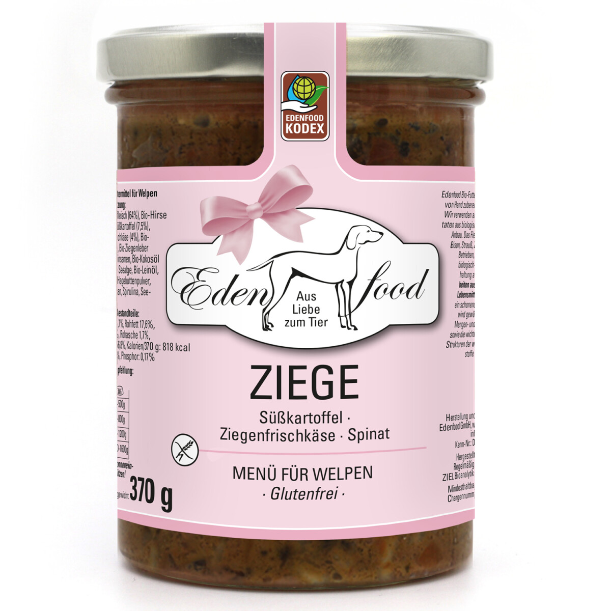 Welpenmenü Ziege 370g – Premi box