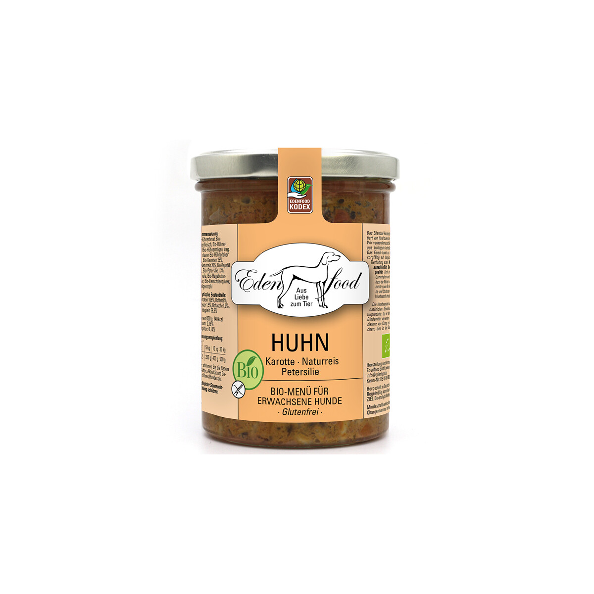 Edenfood Hundefutter Bio Huhn 370g
