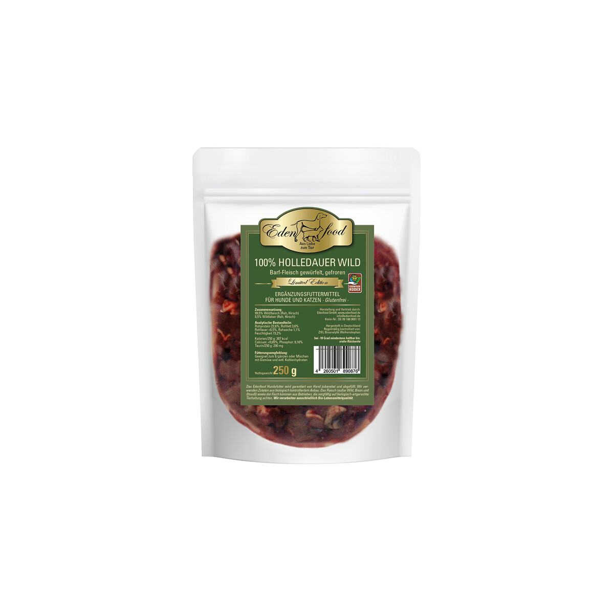 100% BARF Holledauer Wild von Edenfood