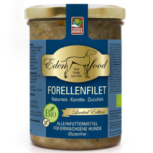 Edenfood Hundemen Forellenfilet - limted Edition, 370g