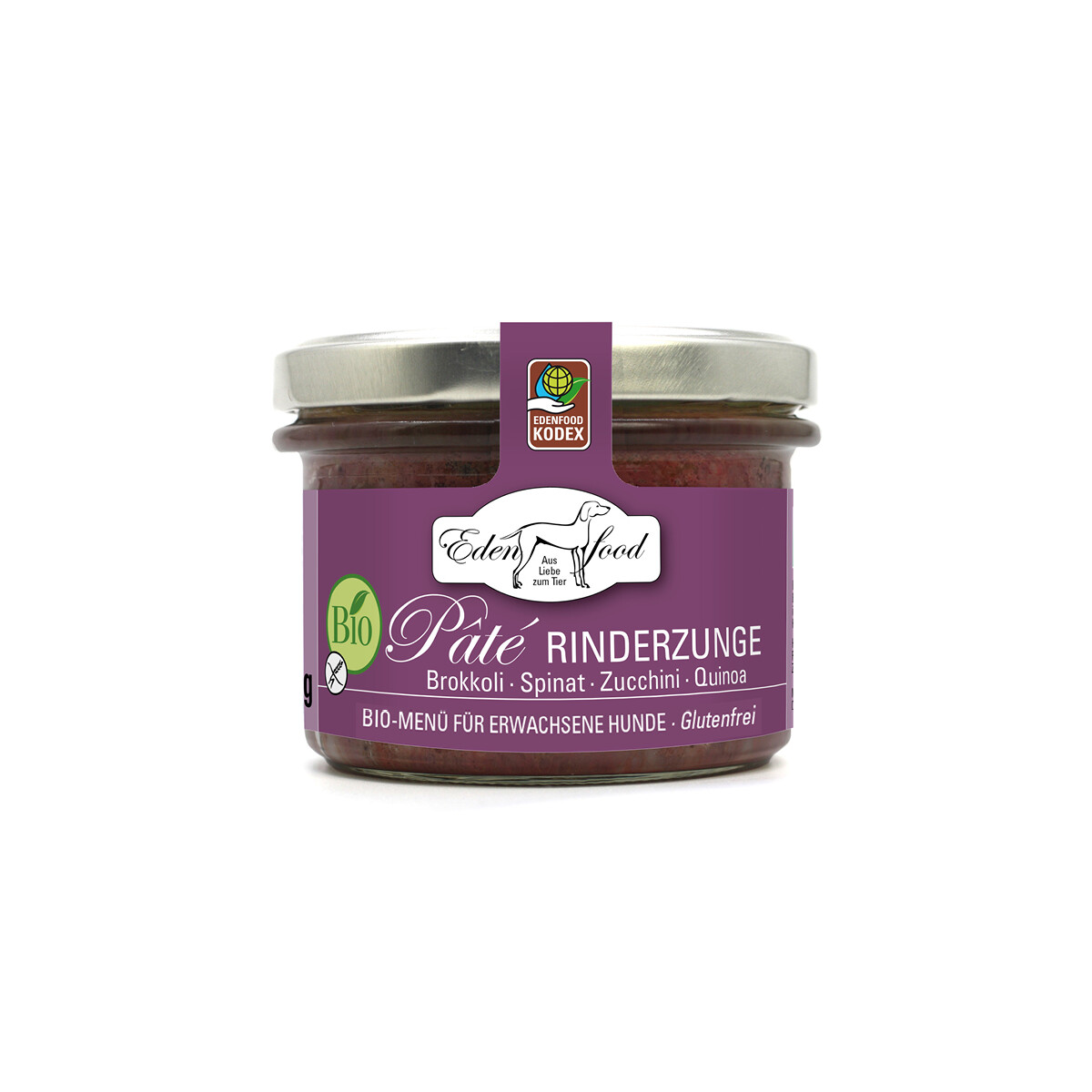 Edenfood Hundefutter Bio Rinderzunge PÂTÉ 170g