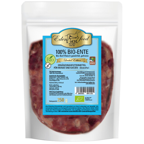 100% BARF Bio-Ente von Edenfood