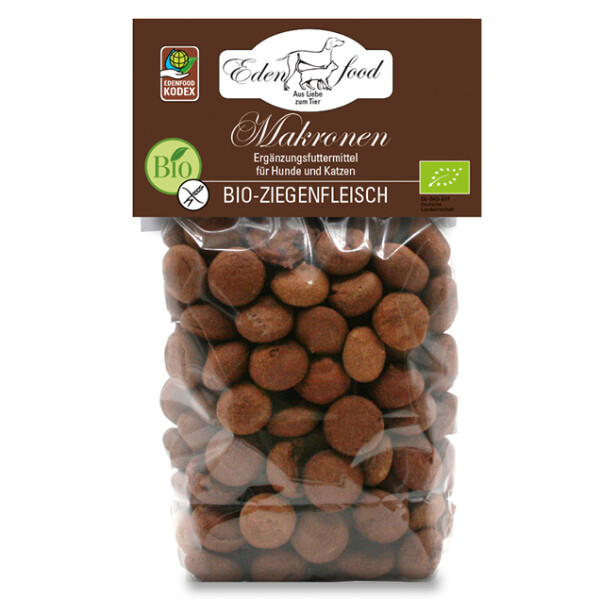 Leckerli Bio-Mini-Makronen Ziegenfleisch (100g)