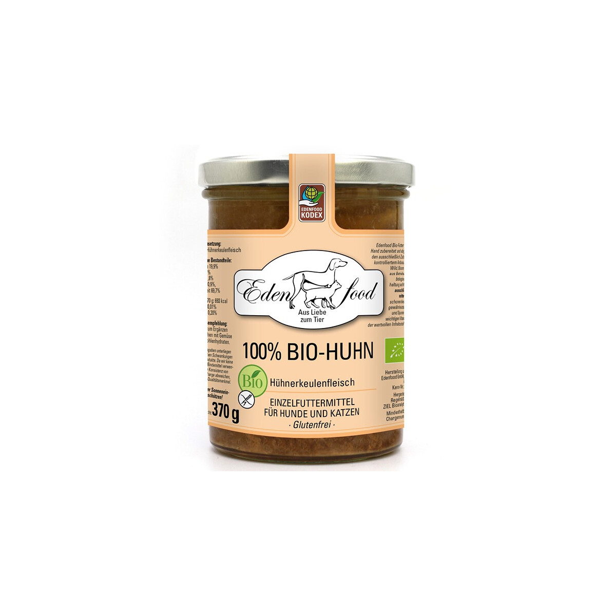 Edenfood 100% Bio-Huhn (370g)