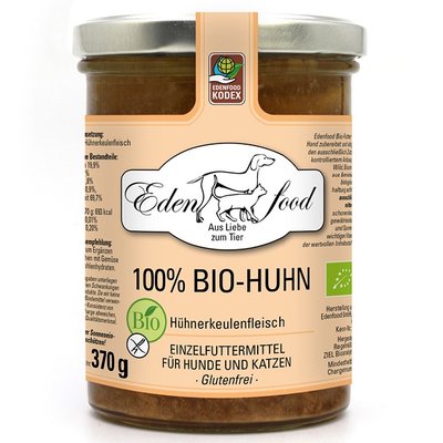 Edenfood 100% Bio-Huhn (370g)