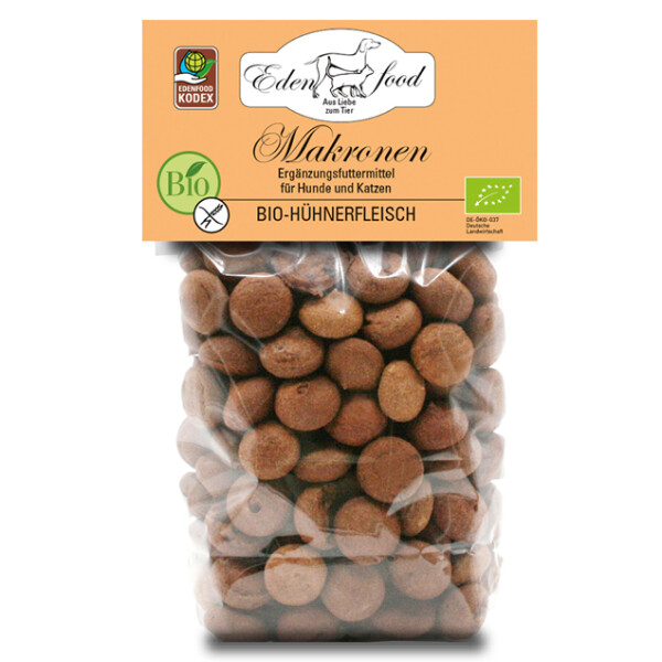 Leckerli Bio-Mini-Makronen Hühnerfleisch (100g)