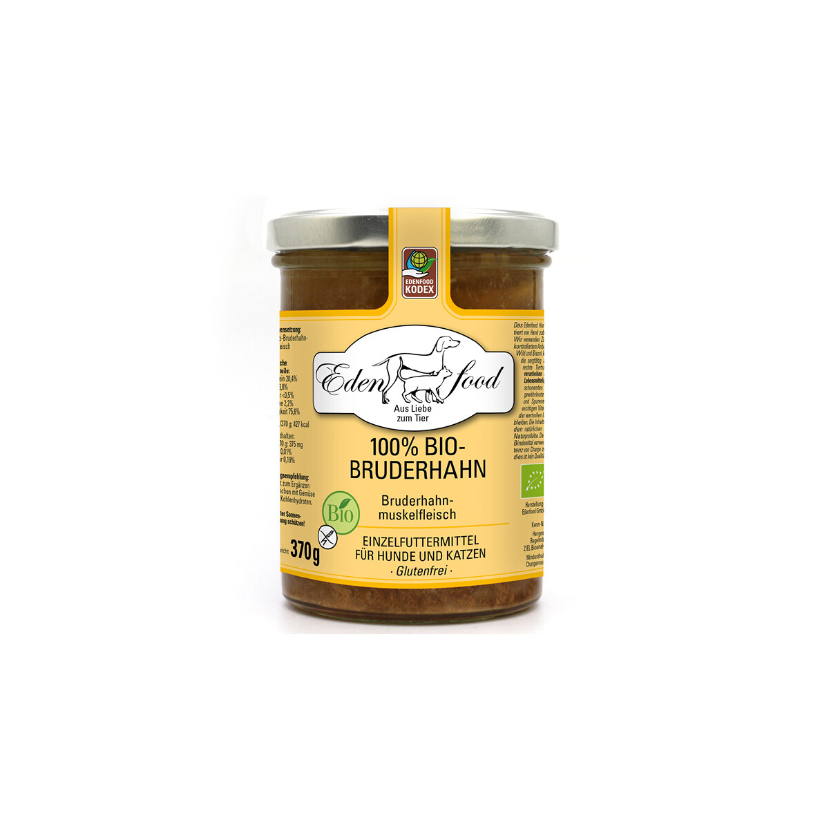 100% Bio-Bruderhahn Muskelfleisch 370g