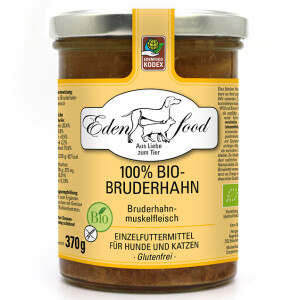 100% Bio-Bruderhahn Muskelfleisch 370g