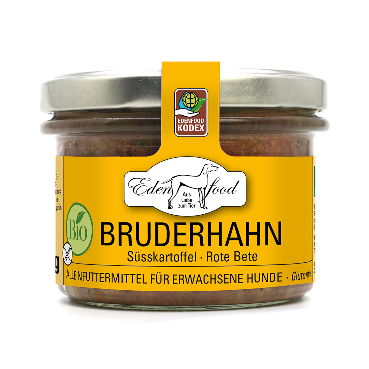 Edenfood Hundefutter Bio Bruderhahn