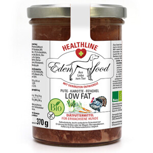 Bio-Healthline Low Fat Hundemen - Pute 370g von Edenfood