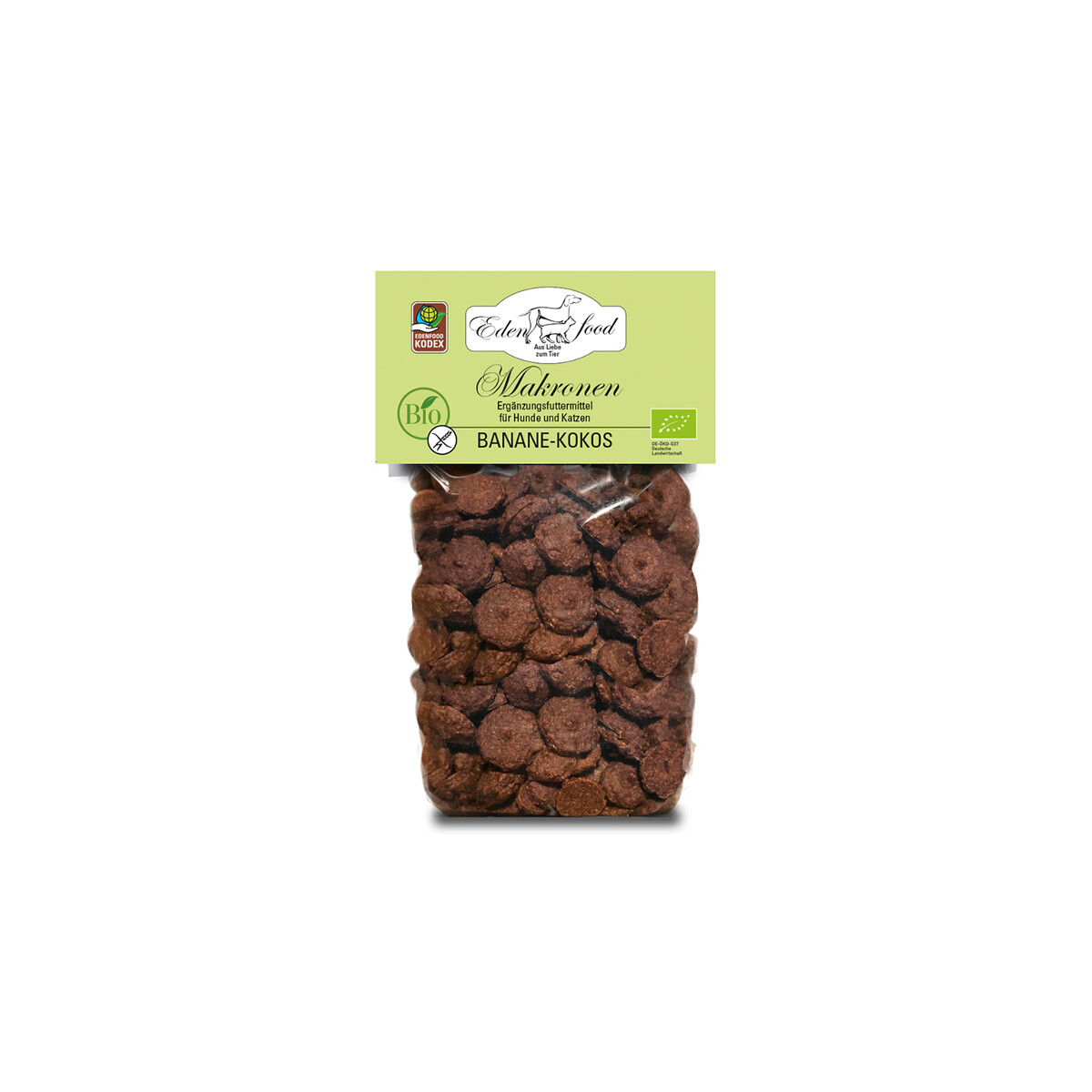 Leckerli Mini-Makronen Banane-Kokos (100g)