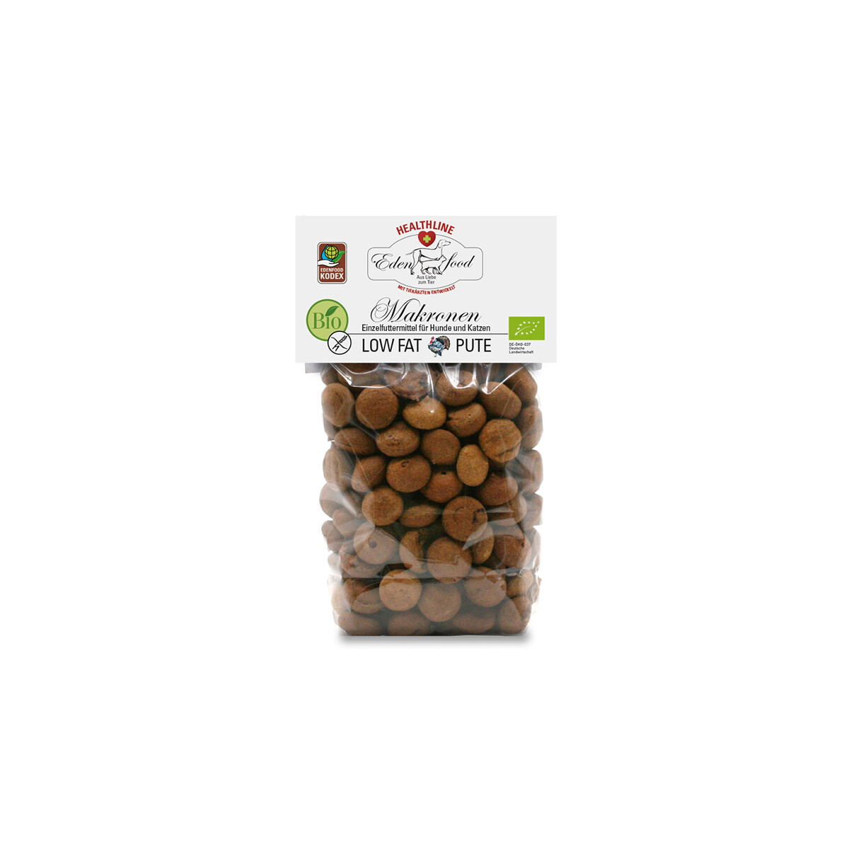 Bio-Healthline Mini Makronen Low Fat - Pute von Edenfood