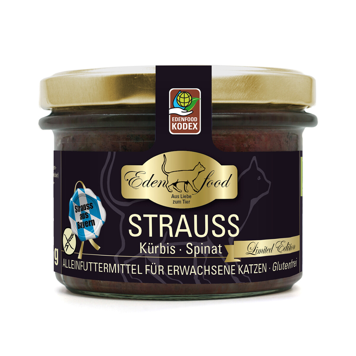 Katzenmenü Bayerischer Strauß von Edenfood