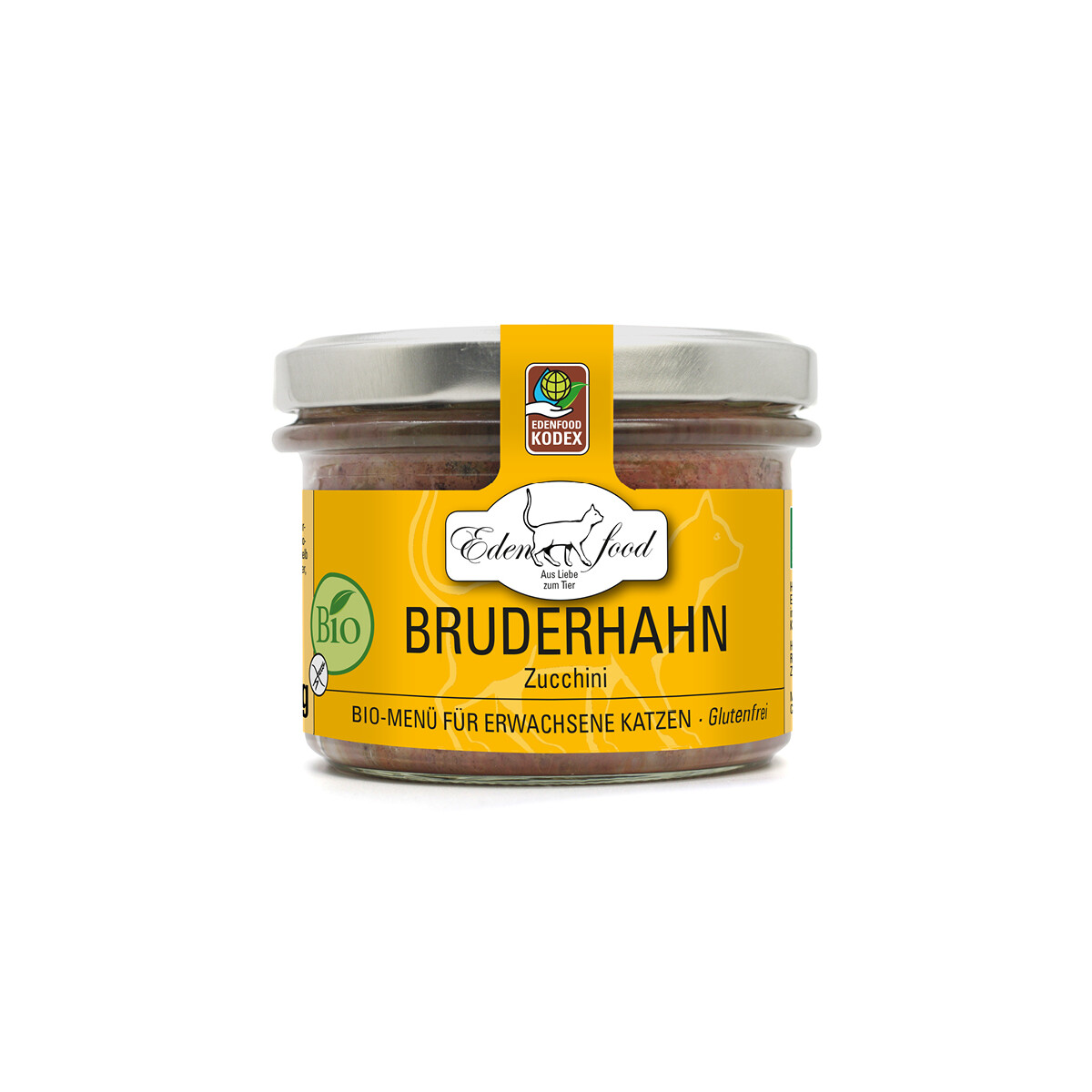 Katzenmenü Bio-Bruderhahn von Edenfood