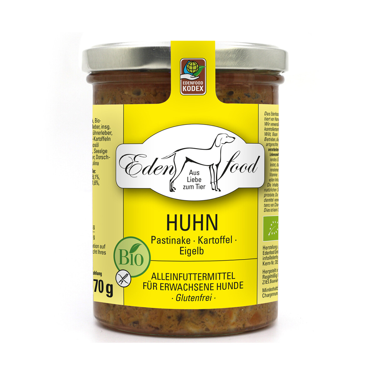 Edenfood BIO-Hühnerfleisch Freilandhühner...