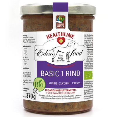 Bio-Healthline BASIC 1 Rind 370g von Edenfood