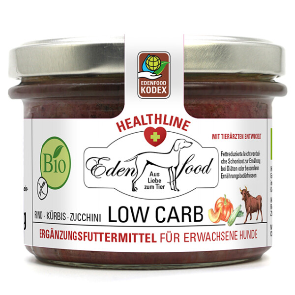 Bio-Healthline Low Carb Hundemen Rind | Getreidearmes Ditfutter fr, 6,72