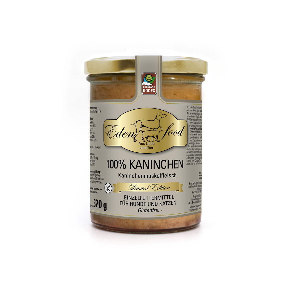 BARF Kaninchenfleisch von Edenfood –...