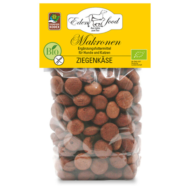 Leckerli Bio-Mini-Makronen Ziegenkäse (100g)