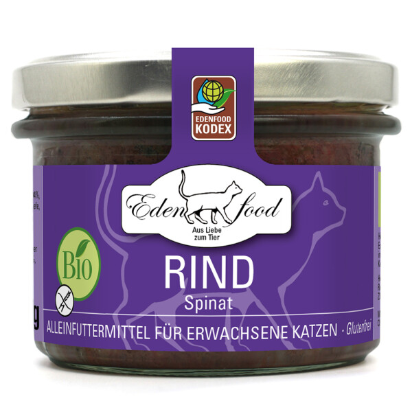 Edenfood Katzenfutter Bio-Rind