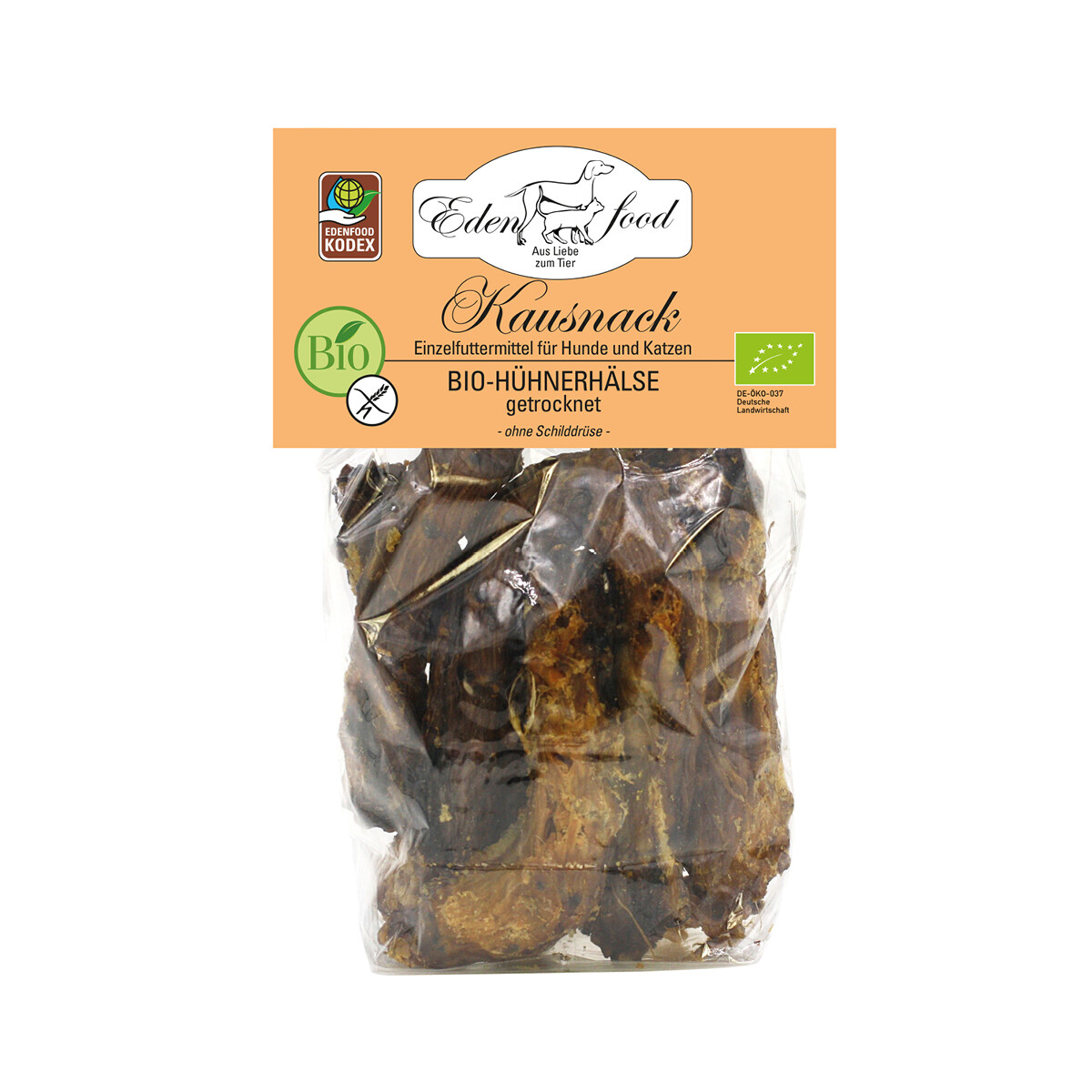 Bio-Hühnerhälse getrocknet (100g)