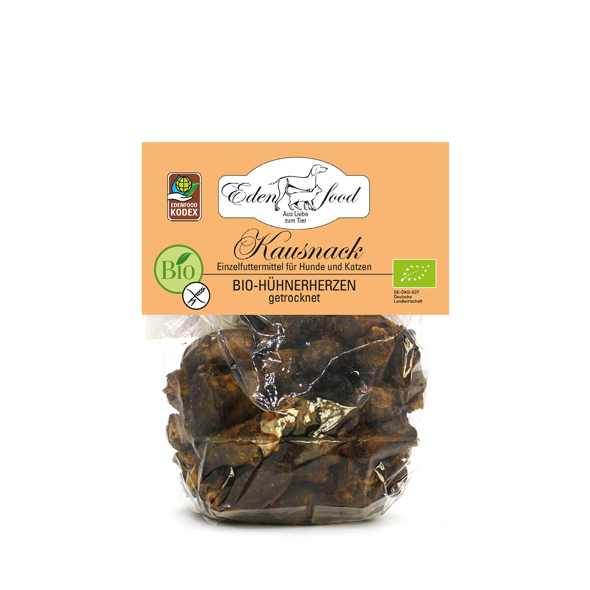 Bio-Hühnerherzen getrocknet (100g)