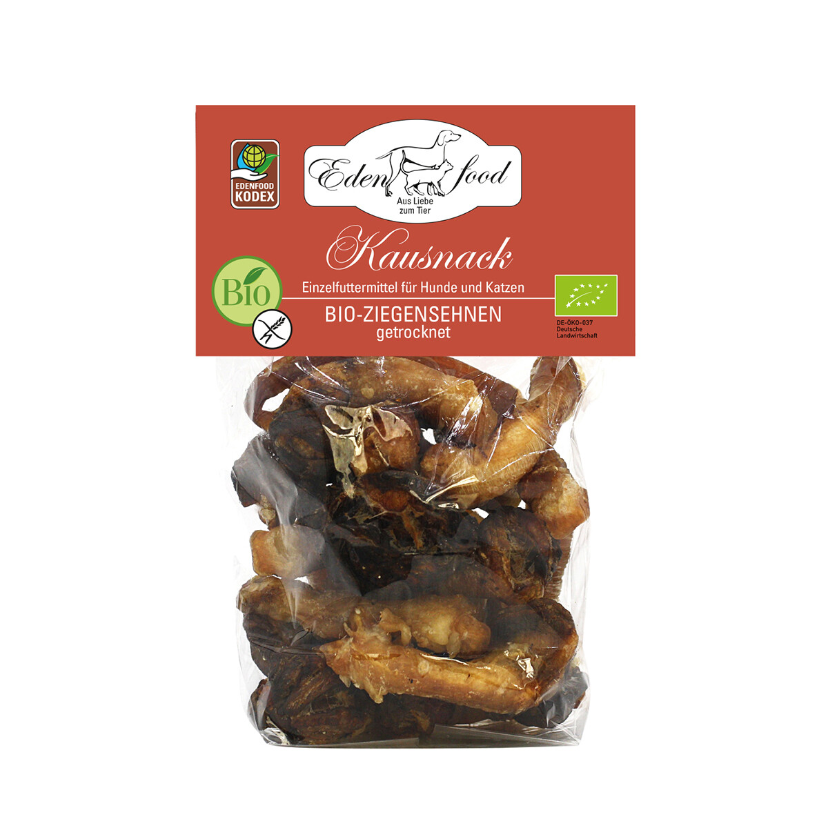 Bio-Ziegensehnen kurz - getrocknet (100g)